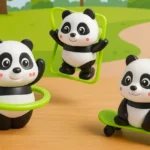 Panda Wind-Up Toy Set (3 Pieces)